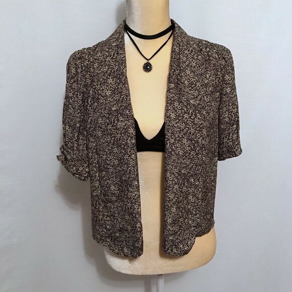 Hinge Open Front Bolero for Women Size S - Picture 2 of 8